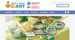 Desktop Screenshot of cardandpartygiant.com